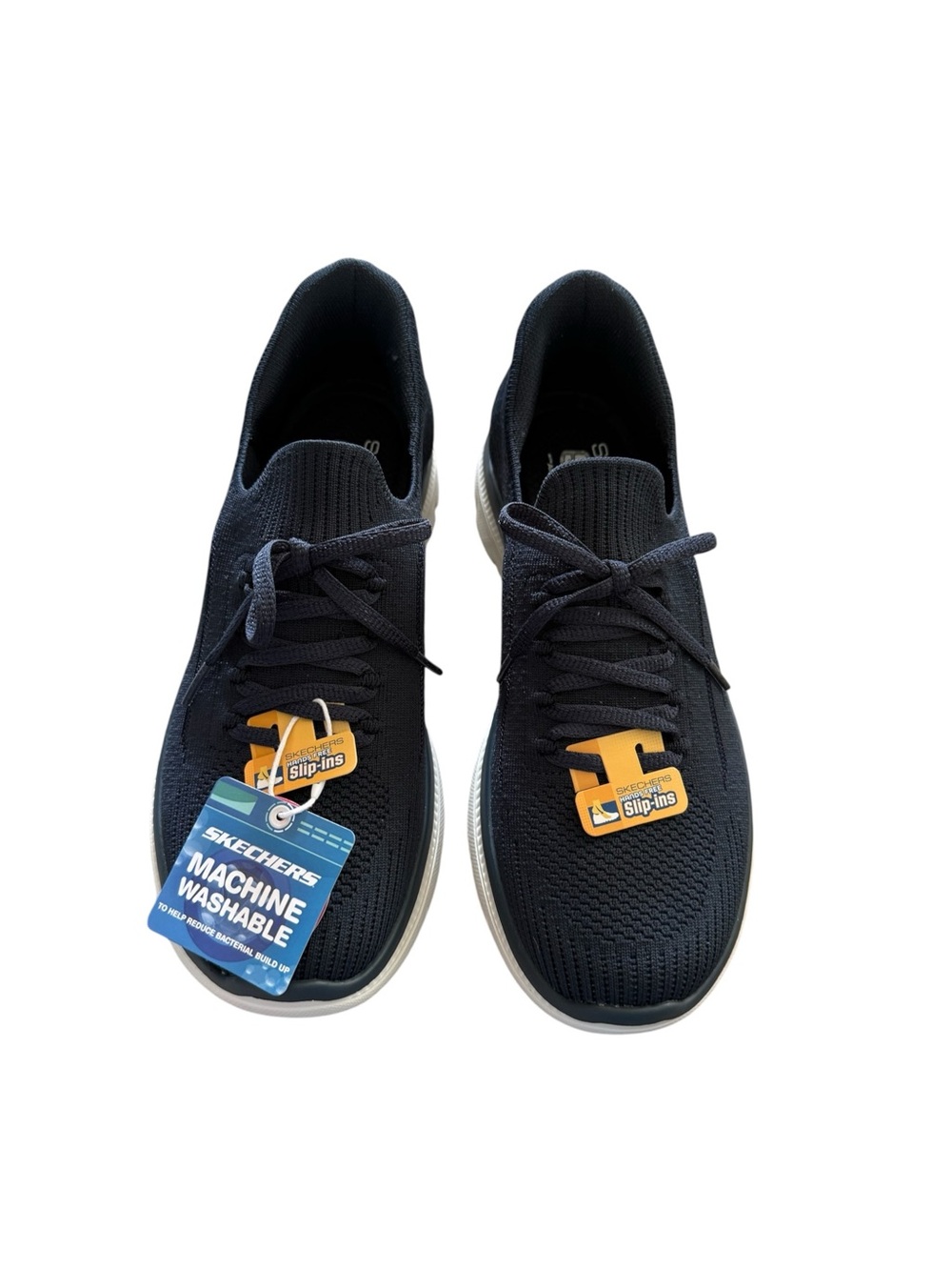 Skechers NIB Summits Plus Vibrance Women’s Navy Knit Slip-Ins Sneakers